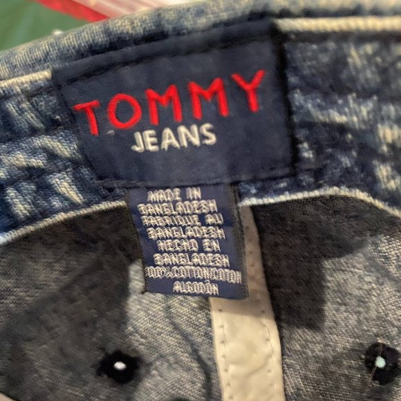 TOMMY JEANS DENIM UNISEX BALL CAPSIZE OS - Picture 2 of 3